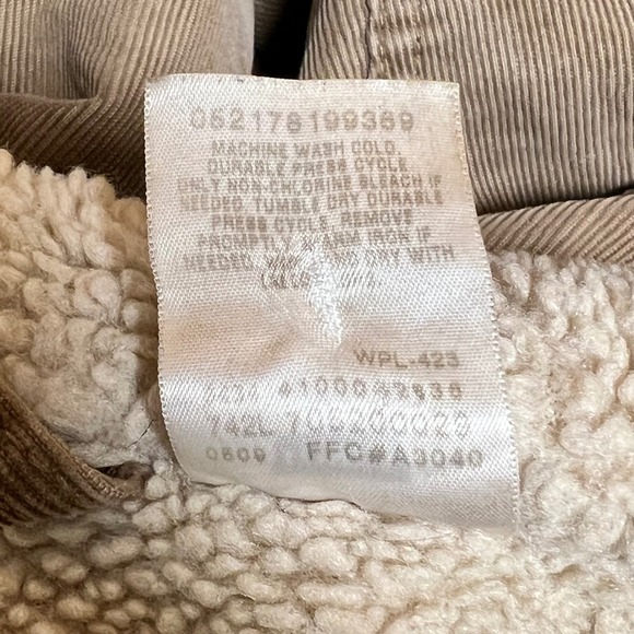 Levi's 70520 Corduroy Sherpa Trucker Jacket Retro Workwear Western Brown Size M - Picture 8 of 13